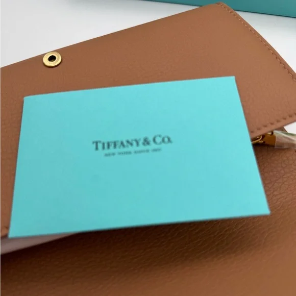 Tiffany & Co. New clay brown Continental Flap Wallet Leather - Picture 10 of 12